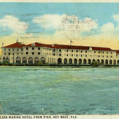 Casa Marina Hotel from Pier, Key West, Fla.