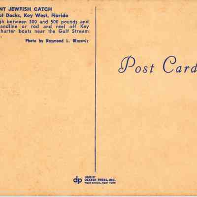 Giant Jewfish Catch: © Key West Art & Historical Society