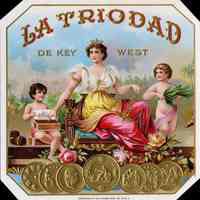 La Triodad de Key West Cigar Label