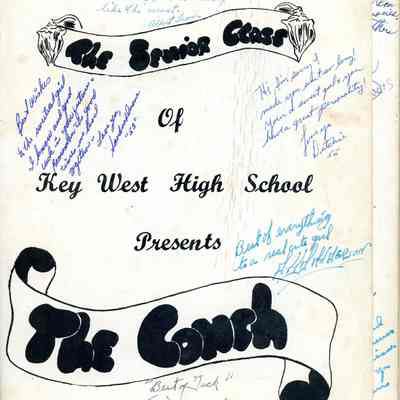 Yearbook signatures from Gladys' classmates: © Key West Art & Historical Society