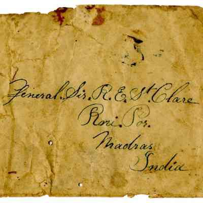 Envelope Addressed to General Sir R.E. St. Clare