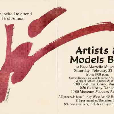 'Artists & Models Ball' Poster