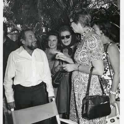 Tennessee Williams with Party Guests