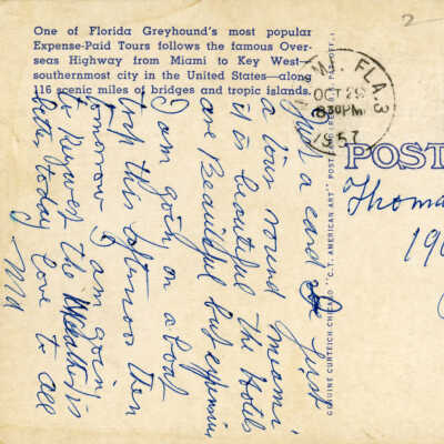 The Bus that Goes to Sea. The Seven Mile Bridge Between Miami and Key West