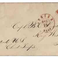 Envelope Addressed to Benjamin C. Lincoln in Key West