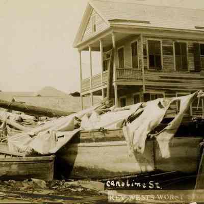 Hurricane Damage on Caroline Street