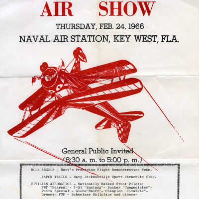 Naval Air Show Flyer at NAS Key West
