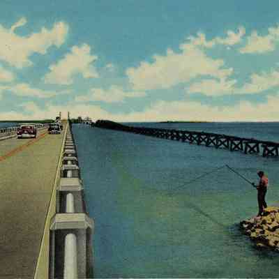 Fishing at Indian Key Bridge