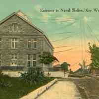 Entrance to Naval Station, Key West, Fla