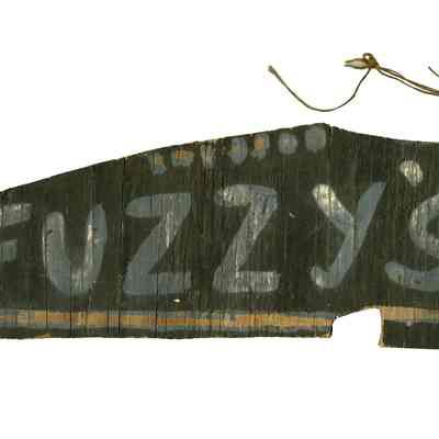 Fuzzy's Shoe Repair Stand Sign