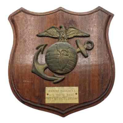 Marine Barracks US Naval Base Key West, Florida Plaque