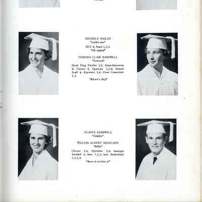 Lower left corner: Gladys Barnwell Senior Photo: © Key West Art & Historical Society