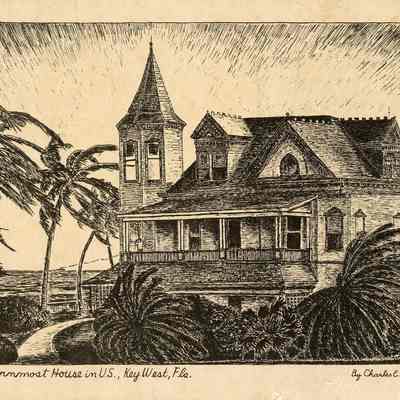 Southernmost House in U.S., Key West, Fla.