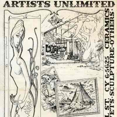 Artists Unlimited Art Gallery Flyer