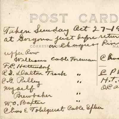 Men on a Boat in Gorgona: © Key West Art & Historical Society