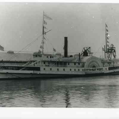 CITY OF KEY WEST Side Paddle Steamer