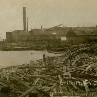 Hurricane Damage at Key West Waterfront