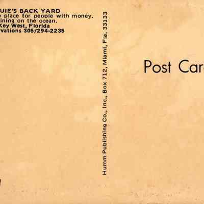 Louie's Back Yard: © Key West Art & Historical Society