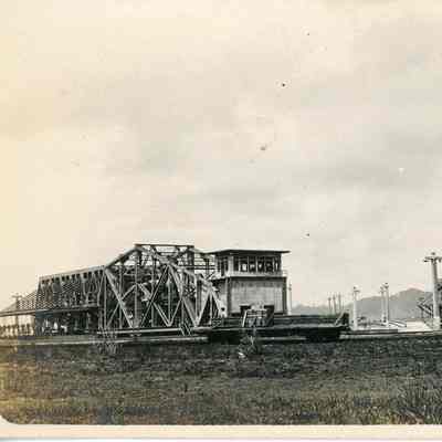 Panama Canal Construction at Gatun Locks