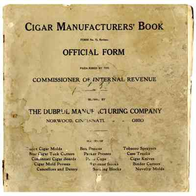 Cigar Manufacturers' Ledger