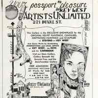          Artists Unlimited Art Gallery Flyer; © Key West Art & Historical Society
   