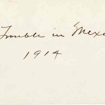 Trouble in Mexico 1914: © Key West Art & Historical Society