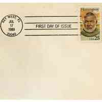 Ernest Hemingway Postage Stamp