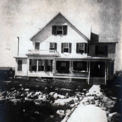 Hurricane Damaged House