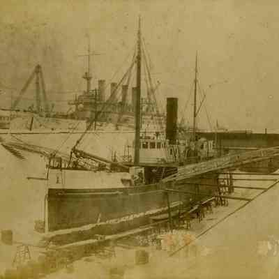 U.S. Lighthouse Tender MANGROVE in Dry Dock