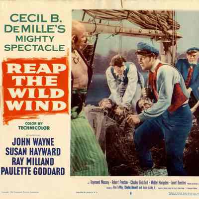Reap the Wild Wind Lobby Poster