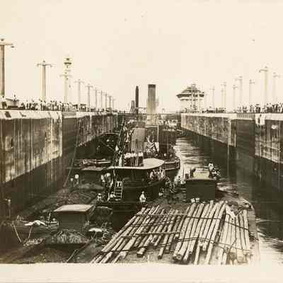 Boats on the Panama Canal
