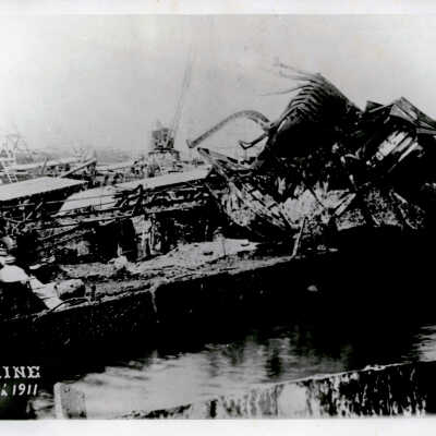 Refloating the U.S.S. MAINE