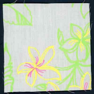 Key West Hand Print Fabrics Swatch