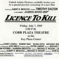          'Licence to Kill' Advertising Card; © Key West Art & Historical Society
   