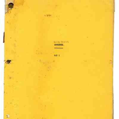 'Blue Denim' Manuscript