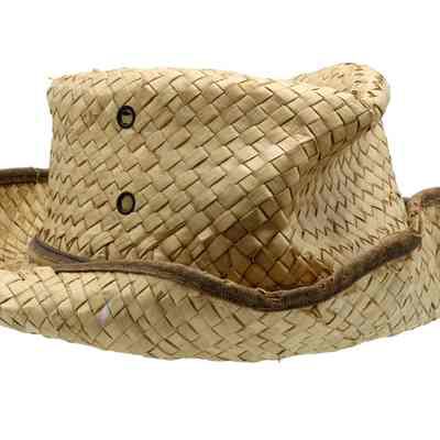 Mario Sanchez Woven Straw Hat