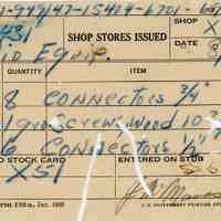 Shop Stores Issued Receipt