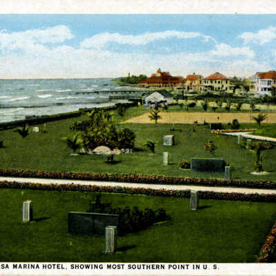 View from Casa Marina Hotel, Showing Most Southern Point in U.S.