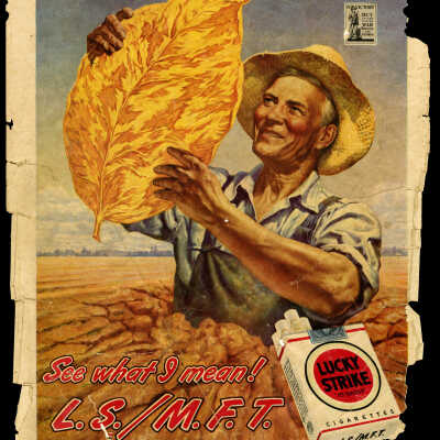 Lucky Strike Cigarette Advertisement