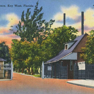 Navy Yard Entrance, Key West, Florida