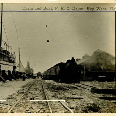Florida East Coast Railway Station at Trumbo Point