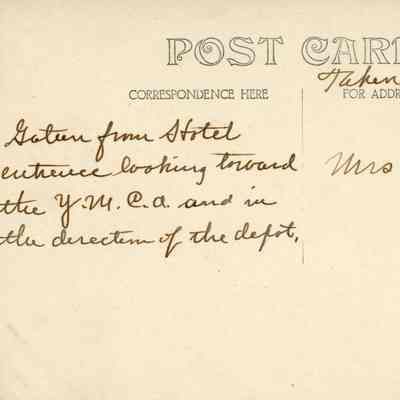 Gatun from Hotel entrance looking toward the Y.M.C.A. and in the direction of the depot.: © Key West Art & Historical Society