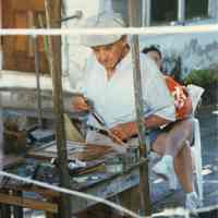 Mario Sanchez in his Studio Under the Trees