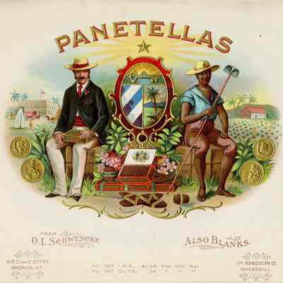 Panetellas Cigar Label