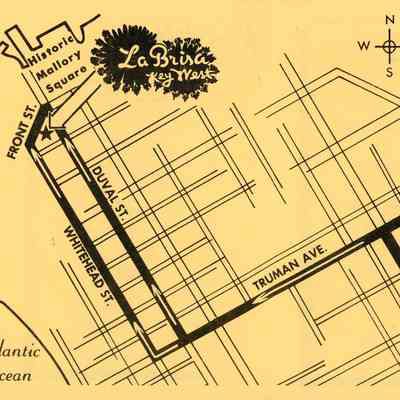 La Brisa Restaurant Menu: © Key West Art & Historical Society