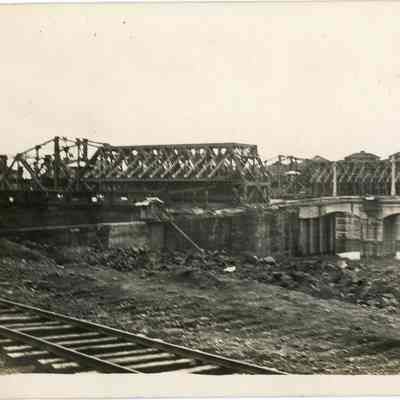 Panama Canal Construction at Gatun Locks