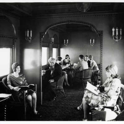 Interior of a Florida East Coast Railway Clubcar