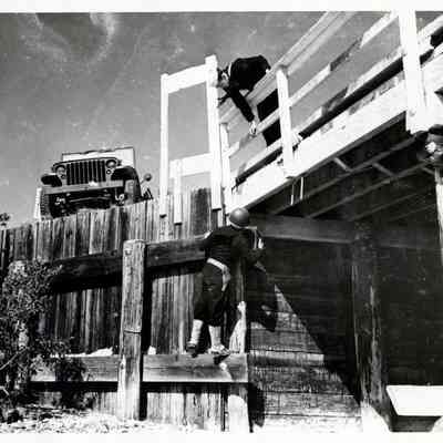 Inspecting Overseas Highway Bridge