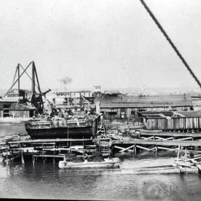 Florida East Coast Railway Construction Depot