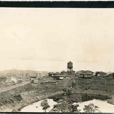 Panama Canal Construction at Gatun Locks